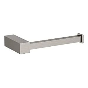 Amerock Soporte para papel higiénico de un solo poste de níquel cepillado Soporte para papel higiénico de 5-7/8 pulgadas (149 mm) de longitud Monumento Soporte para pañuelos de baño Amerock Soporte para papel higiénico de un solo poste de níquel cepillado Soporte para papel higiénico de 5-7/8 pulgadas (149 mm) de longitud Monumento Soporte para pañuelos de baño