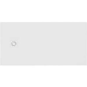 Roca Plato de ducha extraplano de STONEX® TERRAN, medidas 100 x 75 x 2,6 cm, color blanco textura grava Roca Plato de ducha extraplano de STONEX® TERRAN, medidas 100 x 75 x 2,6 cm, color blanco textura grava