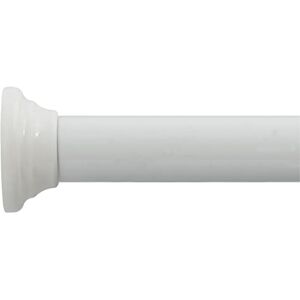 Spirella Decor Raíl expansible para Cortina de Ducha (Aluminio, 125-220 cm, 25 mm de diámetro), Color Blanco Spirella Decor Raíl expansible para Cortina de Ducha (Aluminio, 125-220 cm, 25 mm de diámetro), Color Blanco
