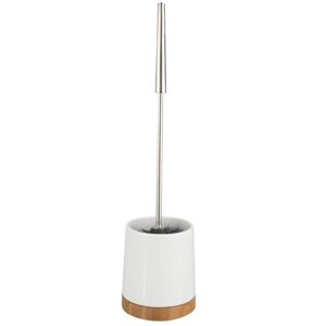 Wenko Escobillero (Porcelana), Color Blanco y Madera Wenko Escobillero (Porcelana), Color Blanco y Madera