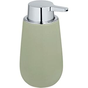 Wenko Dispensador de jabón Badi verde suave cerámica Dispensador de jabón líquido, dispensador de detergente Capacidad: 0.32 l, Cerámica, 9.5 x 16 x 8 cm, Verde Wenko Dispensador de jabón Badi verde suave cerámica Dispensador de jabón líquido, dispensador de detergente Capacidad: 0.32 l, Cerámica, 9.5 x 16 x 8 cm, Verde