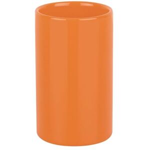 Spirella Ø7 x 11.5 cm, Naranja colección Tube, Portacepillos de Dientes, Gres Spirella Ø7 x 11.5 cm, Naranja colección Tube, Portacepillos de Dientes, Gres