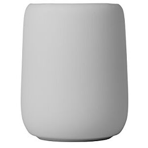 blomus Vaso para cepillos de Dientes, Cerámica y Silicona., Micro Chip., H 11 cm, Ø 8,5 cm, V 0,3 l blomus Vaso para cepillos de Dientes, Cerámica y Silicona., Micro Chip., H 11 cm, Ø 8,5 cm, V 0,3 l