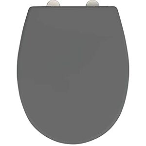 Wenko Tapa de WC Duroplast Vorno Neo, gris, Duroplástico, 0 x 46 x 39 cm Wenko Tapa de WC Duroplast Vorno Neo, gris, Duroplástico, 0 x 46 x 39 cm