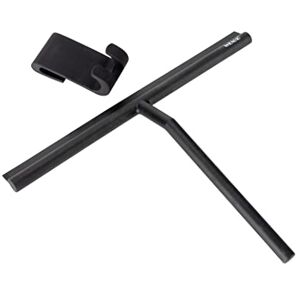 Wenko Limpiamamparas Mola XXL, superficie de limpieza extraancha para mamparas de ducha, espejos y azulejos, acero inoxidable recubierto de silicona, incl. dispositivo para colgar, negro Wenko Limpiamamparas Mola XXL, superficie de limpieza extraancha para mamparas de ducha, espejos y azulejos, acero inoxidable recubierto de silicona, incl. dispositivo para colgar, negro