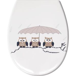 Kleine Wolke Tapa WC EULEN 22, Acero Inoxidable, Marrón Pardo, 40x30x10 cm Kleine Wolke Tapa WC EULEN 22, Acero Inoxidable, Marrón Pardo, 40x30x10 cm