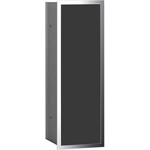 Emco asis Module 150 escobillero Módulo, Tope Intercambiable, Oculto, , Color: Cromo/Negro Emco asis Module 150 escobillero Módulo, Tope Intercambiable, Oculto, , Color: Cromo/Negro