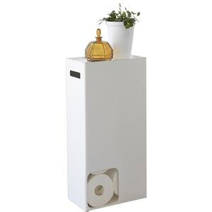 YAMAZAKI 3455 Tower Toilet Paper Stocker, White, Steel, 23 x 12.5 x 48 cm YAMAZAKI 3455 Tower Toilet Paper Stocker, White, Steel, 23 x 12.5 x 48 cm