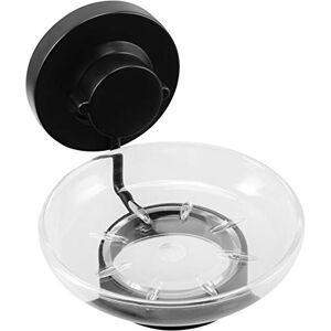 Conmetall - 3in1 Glass/Steel Soap Holder - Negro - 110x132x102 mm - Soap Holder Conmetall - 3in1 Glass/Steel Soap Holder - Negro - 110x132x102 mm - Soap Holder