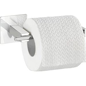 Wenko Turbo-Loc portarrollos sin tapa Quadro Fijación sin taladrar, Acero inoxidable, 16.5 x 6.5 x 7 cm, Cromo Wenko Turbo-Loc portarrollos sin tapa Quadro Fijación sin taladrar, Acero inoxidable, 16.5 x 6.5 x 7 cm, Cromo
