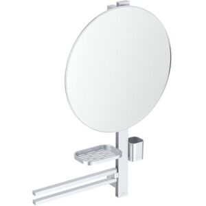 Ideal Standard ALU+ Espejos, Combinación de Accesorios L, con Espejo cosmético de Ø 508 mm y estantes Ajustables, Fabricado con un 100% de Aluminio Reciclado – Plata (640x145.5x817 mm) Ideal Standard ALU+ Espejos, Combinación de Accesorios L, con Espejo cosmético de Ø 508 mm y estantes Ajustables, Fabricado con un 100% de Aluminio Reciclado – Plata (640x145.5x817 mm)