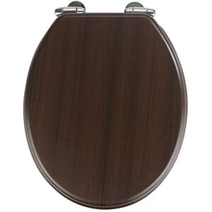 Wenko Tapa de WC Wenge Dispositivo automático de Descenso, MDF, 35.5 x 42.5 cm, Marrón Oscuro Wenko Tapa de WC Wenge Dispositivo automático de Descenso, MDF, 35.5 x 42.5 cm, Marrón Oscuro