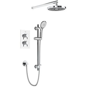 Bristan SHWR PK2 Ducha de Prisma Completa, Cromado, Shower w/Kit 2 Bristan SHWR PK2 Ducha de Prisma Completa, Cromado, Shower w/Kit 2