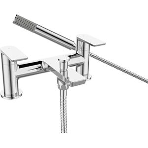 Bristan Napoli Mezclador de ducha para baño con auricular fácil de limpiar, montaje en cubierta, acabado cromado Bristan Napoli Mezclador de ducha para baño con auricular fácil de limpiar, montaje en cubierta, acabado cromado
