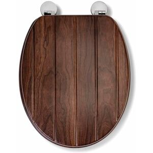 Croydex Molvena Asiento de inodoro, efecto nogal Croydex Molvena Asiento de inodoro, efecto nogal