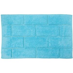 Rapport Juego de Alfombrillas de baño y Pedestal, algodón, Color Aguamarina Rapport Juego de Alfombrillas de baño y Pedestal, algodón, Color Aguamarina