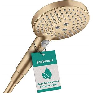 Hansgrohe Ducha de Mano, Bronce Cepillado, 3 tipos de chorro, ahorro de agua Hansgrohe Ducha de Mano, Bronce Cepillado, 3 tipos de chorro, ahorro de agua