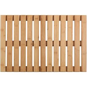 Wenko Rejilla para bañera Indoor & Outdoor Bambú 40 x 60 cm Alfombra de baño, rejilla para ducha, baño, piscina con parte inferior antideslizante, Bambú, 40 x 60 cm, Natural Wenko Rejilla para bañera Indoor & Outdoor Bambú 40 x 60 cm Alfombra de baño, rejilla para ducha, baño, piscina con parte inferior antideslizante, Bambú, 40 x 60 cm, Natural