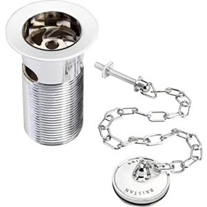 Bristan WBASIN01 C tradicional lavabo con porcelana enchufe para lavabos con rebosadero Bristan WBASIN01 C tradicional lavabo con porcelana enchufe para lavabos con rebosadero