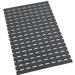 Wenko Alfombra de baño Arinos gris 63 x 40 cm alfombra para bañera antideslizante con ventosas, plástico, 40 x 63 cm, Gris Wenko Alfombra de baño Arinos gris 63 x 40 cm alfombra para bañera antideslizante con ventosas, plástico, 40 x 63 cm, Gris