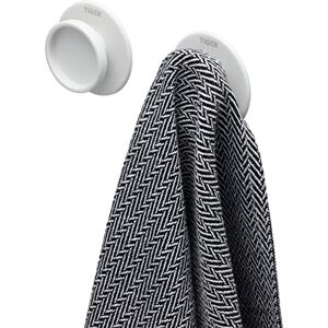 Tiger Tess, Gancho de toalla, Blanco (juego de 2), 19x53x53mm Tiger Tess, Gancho de toalla, Blanco (juego de 2), 19x53x53mm