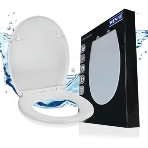 Wenko Asiento de inodoro de Duroplast, blanco, 0 x 46 x 39 cm Wenko Asiento de inodoro de Duroplast, blanco, 0 x 46 x 39 cm