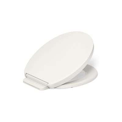 Kohler K- Impro ReadyLatch Asiento de inodoro redondo de cierre silencioso, galleta Kohler K- Impro ReadyLatch Asiento de inodoro redondo de cierre silencioso, galleta