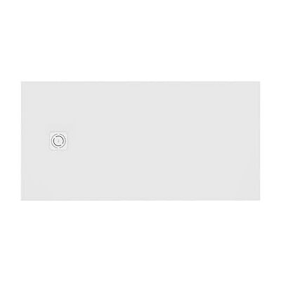 Roca Plato de ducha extraplano de STONEX® TERRAN, medidas 120 x 75 x 2,9 cm, color blanco textura grava Roca Plato de ducha extraplano de STONEX® TERRAN, medidas 120 x 75 x 2,9 cm, color blanco textura grava