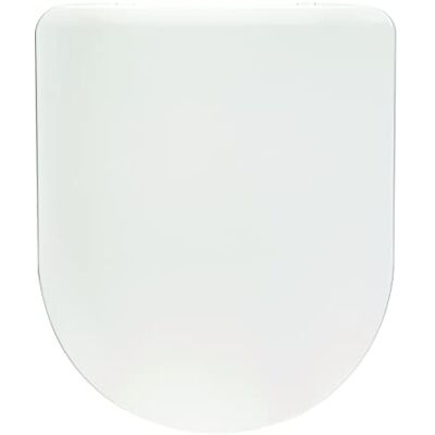 Wirquin amiral Tapa wc amiral Termoduro, freno de caída, desenganchable, top fix, bisagras de acero inoxidable, forma D Wirquin amiral Tapa wc amiral Termoduro, freno de caída, desenganchable, top fix, bisagras de acero inoxidable, forma D