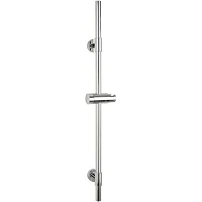 Wenko Barra de ducha Basic, barra para ducha o bañera de acero inoxidable con soporte para ducha de mano y soporte de pared móvil, dimensiones (An./P x Al): Ø 1,9 x 66 cm, cromo Wenko Barra de ducha Basic, barra para ducha o bañera de acero inoxidable con soporte para ducha de mano y soporte de pared móvil, dimensiones (An./P x Al): Ø 1,9 x 66 cm, cromo