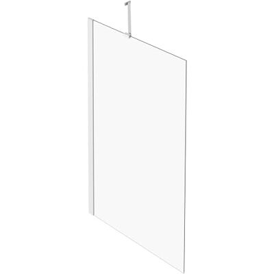 Jacob Delafon – Parabrisas Brive 1 obturador fijo con barra de refuerzo – Puerta de bañera – Vidrio templado antical 5 mm – Perfilado cromado – Jacob Delafon – Parabrisas Brive 1 obturador fijo con barra de refuerzo – Puerta de bañera – Vidrio templado antical 5 mm – Perfilado cromado –
