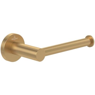 Villeroy & Boch TVA15101400076 - Portarrollos de latón dorado cepillado Villeroy & Boch TVA15101400076 - Portarrollos de latón dorado cepillado