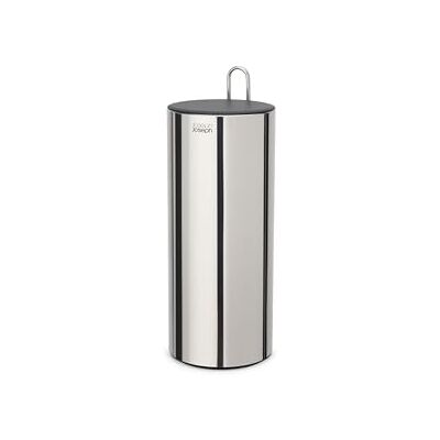 Joseph Joseph EasyStore Luxe Portarrollos Papel Higiénico, Acero Inoxidable, Almacenamiento con Tapa, Soporte para hasta 3 Rollos Joseph Joseph EasyStore Luxe Portarrollos Papel Higiénico, Acero Inoxidable, Almacenamiento con Tapa, Soporte para hasta 3 Rollos