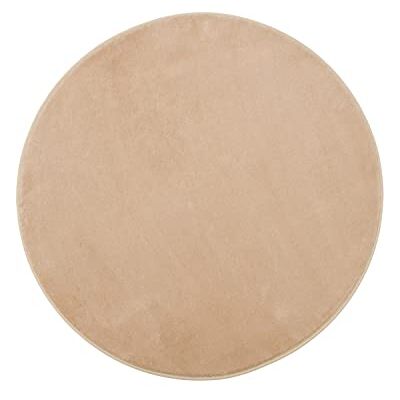 GÖZZE GÖZZE Rio Premium Alfombra de Baño Beige Redonda - Alfombra de Baño GÖZZE GÖZZE Rio Premium Alfombra de Baño Beige Redonda - Alfombra de Baño