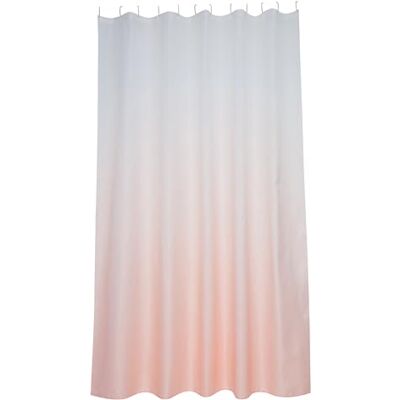 MSV Cortina de ducha de poliéster - 180x200 cm - Rosa - Cortina de ducha MSV Cortina de ducha de poliéster - 180x200 cm - Rosa - Cortina de ducha