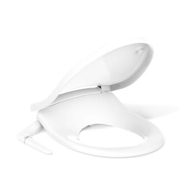 Kohler K- Puretide Asiento de inodoro redondo de limpieza manual, color blanco Kohler K- Puretide Asiento de inodoro redondo de limpieza manual, color blanco