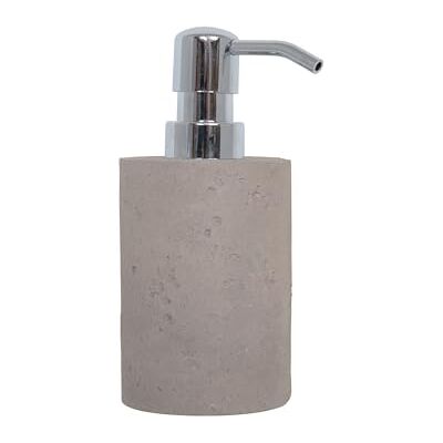 MSV Dispensador de jabón para Cemento Itaipú Diseño de Baño Moderno Material Resistente al Agua Ideal para Todo Tipo de Jabón Cemento Gris MSV Dispensador de jabón para Cemento Itaipú Diseño de Baño Moderno Material Resistente al Agua Ideal para Todo Tipo de Jabón Cemento Gris