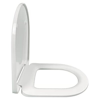Jacob Delafon Asiento Serenity / Thermodur extra-plano de descenso progresivo y desmontable, con bisagras metálicas inoxidables. Compatible con inodoros Serenity. Color blanco. Jacob Delafon Asiento Serenity / Thermodur extra-plano de descenso progresivo y desmontable, con bisagras metálicas inoxidables. Compatible con inodoros Serenity. Color blanco.
