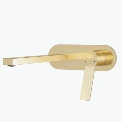 EMKE Grifo para lavabo de baño modular Latón oro champán, cartucho cerámico, aireador y ahorro de agua, 288x210x70 mm, fácil instalación, diseño moderno EMKE Grifo para lavabo de baño modular Latón oro champán, cartucho cerámico, aireador y ahorro de agua, 288x210x70 mm, fácil instalación, diseño moderno