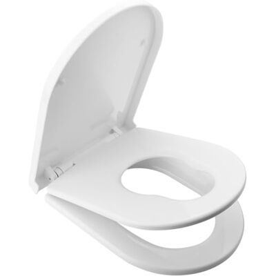 Ibergrif M41001-2 - Asiento de inodoro universal con opción infantil Ibergrif M41001-2 - Asiento de inodoro universal con opción infantil