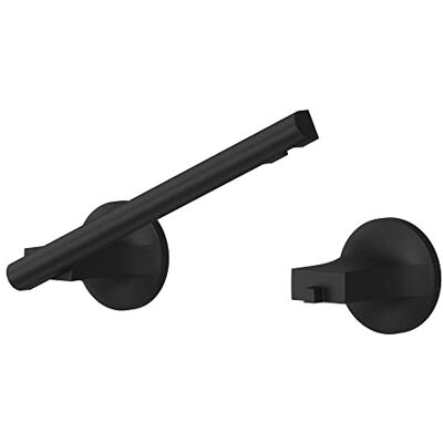 PFISTER Pfirst Soporte de Pared para Papel higiénico, Color Negro Mate PFISTER Pfirst Soporte de Pared para Papel higiénico, Color Negro Mate