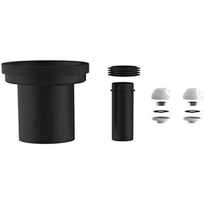 Sanit Modelo - Negro - 19 cm - Juego de conexión para WC Sanit Modelo - Negro - 19 cm - Juego de conexión para WC