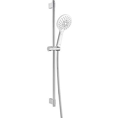 Roca Kit ducha Plenum Go cromado-blanco Roca Kit ducha Plenum Go cromado-blanco