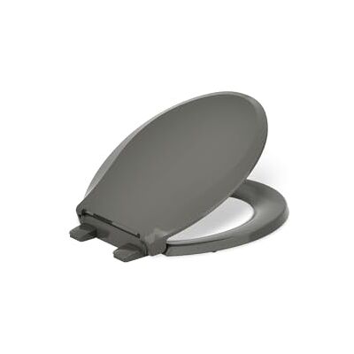 Kohler Asiento redondo Cachet ReadyLatch 4639-RL-NY para inodoro, con cierre suave, gris oscuro Kohler Asiento redondo Cachet ReadyLatch 4639-RL-NY para inodoro, con cierre suave, gris oscuro