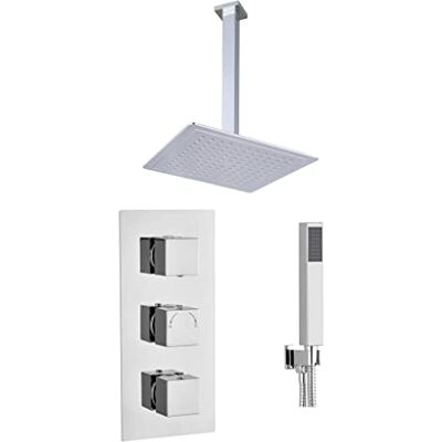 Kit de ducha empotrado Keenware KBV-013 con dos salidas - Válvula de ducha Kit de ducha empotrado Keenware KBV-013 con dos salidas - Válvula de ducha