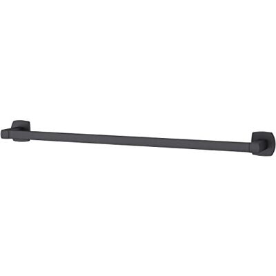 PFISTER BTB-DA2K Toallero, metal, matte black, 24 pulgadas PFISTER BTB-DA2K Toallero, metal, matte black, 24 pulgadas