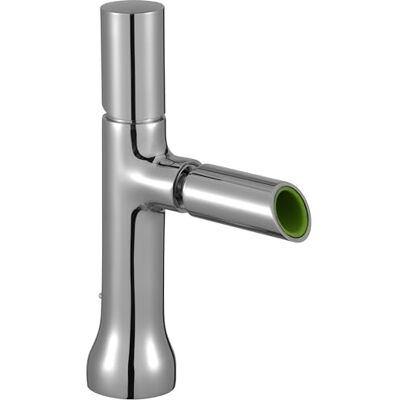 Jacob Delafon Grifo de bidé con desagüe automático Personalizable (3 colores de aireador incluídos) Forma de bambú Salida de agua con efecto cascada Aireador antical E8961-CP Jacob Delafon Grifo de bidé con desagüe automático Personalizable (3 colores de aireador incluídos) Forma de bambú Salida de agua con efecto cascada Aireador antical E8961-CP