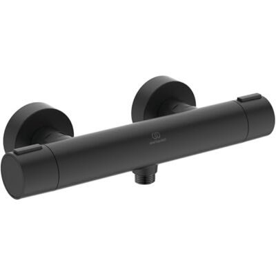 Ideal Standard Ceratherm Alu+ Monomando ducha exterior, Fabricado con un 100% de aluminio reciclado, ahorra agua y energía, función de termostato – Negro Mate (292x105x72 mm) Ideal Standard Ceratherm Alu+ Monomando ducha exterior, Fabricado con un 100% de aluminio reciclado, ahorra agua y energía, función de termostato – Negro Mate (292x105x72 mm)