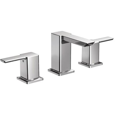 Moen 90 Grado two-handle generalizado baño grifo sin válvula, cromo () Moen 90 Grado two-handle generalizado baño grifo sin válvula, cromo ()
