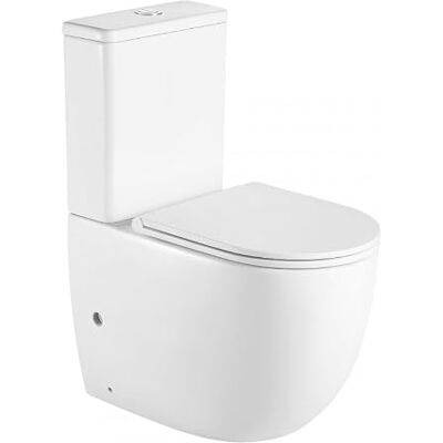 Aquore Pack Inodoro Génova Compacto Color Blanco Brillo Medidas 82,5 cm Alto x 62 cm Fondo x 39 cm Ancho Aquore Pack Inodoro Génova Compacto Color Blanco Brillo Medidas 82,5 cm Alto x 62 cm Fondo x 39 cm Ancho
